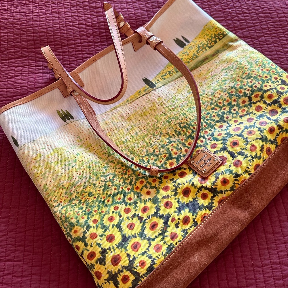Painted Dooney&Burke Tote